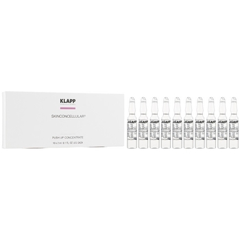 Ампули проти мімічних зморшок із амінопептидами Klapp Skin Con Cellular Push Up Ampoules, 10 шт., 2 мл - Pampik