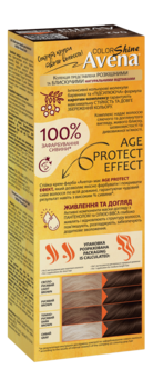 Cтійка крем-фарба для волосся Avena Shine Color Каштановий, 042 - Pampik - 3