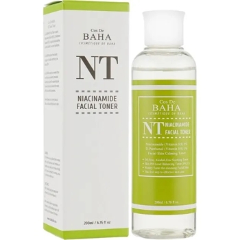 Тонер для проблемної шкіри Cos De Baha Niacinamide Tone з ніацинамідом 200 мл - Pampik
