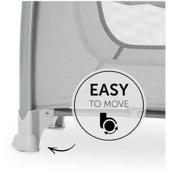 Дитячий манеж Hauck Play N Relax Quilted Grey, сірий (60011-5) - Pampik - 6