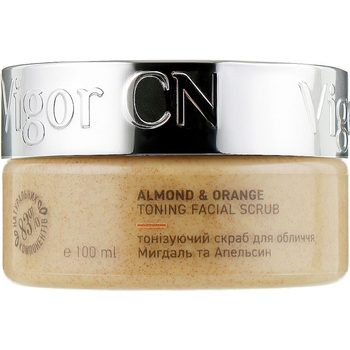Скраб для лица Vigor CN Апельсин и Миндаль 100 мл - Pampik
