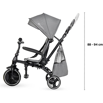 Триколісний велосипед Kinderkraft Jazz Grey сірий (00-00303945) - Pampik - 13
