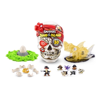 Набір Zuru Smashers Monster Wheels Dino Island Shark Діно Айленд Акула (7488B) - Pampik - 8