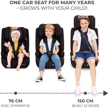 Автокрісло Kinderkraft Safety Fix 2 i-Size чорне (00-00305218) - Pampik - 13