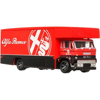 Колекційна модель машинки Hot Wheels Car Culture Alfa Romeo 155 V6 та транспортера Fleet Flyer (FLF56/HKF42) - Pampik - 5