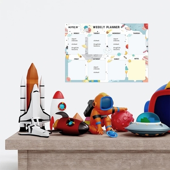Планер настінний Kite Space на тиждень сухостираємий А4 (K22-471-1) - Pampik - 4