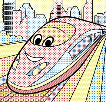 Водяна розмальовка Кристал Бук Поїзди, 8 сторінок (F00024182) - Pampik - 3