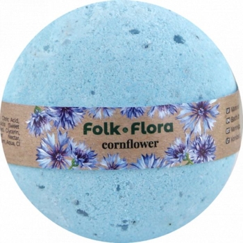 Бомбочка для ванни Folk & Flora Волошка 130 г - Pampik