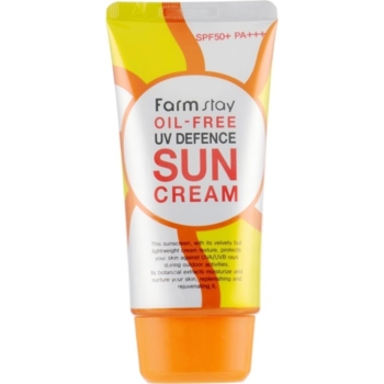 Солнцезащитный обезжиренный крем FarmStay Oil-Free UV Defence Sun Cream SPF 50+ PA+++, 70 мл - Pampik