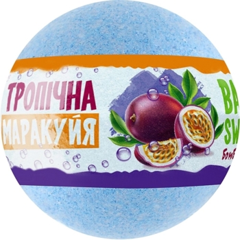 Бомбочка для ванни AquaShine Bath Sweets Тропічна маракуя 100 г - Pampik