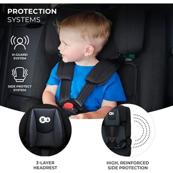 Автокрісло Kinderkraft Safety Fix 2 i-Size чорне (00-00305218) - Pampik - 14
