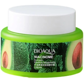 Зволожуючий крем для обличчя BioAqua Niocinome Avocado, з екстрактом авокадо, 50 г - Pampik