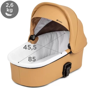 Коляска Tutis Mio Leather Camel, 2 в 1, светло-коричневая (1232038) - Pampik - 10