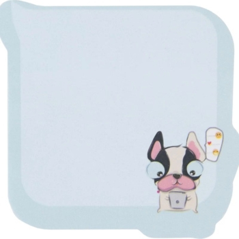 Блок паперу з клейким шаром Kite Chat dog 70х70 мм 50 аркушів (K22-298-4) - Pampik