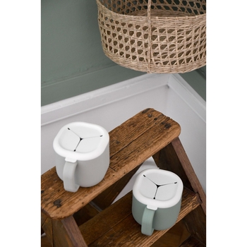 Чашка силиконовая для снеков и напитков Beaba Pick'n'Snack, серая, 460 мл (913565) - Pampik - 8