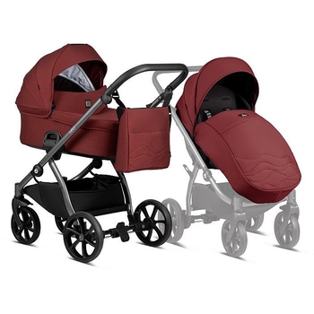 Коляска універсальна 2 в 1 Tutis Leo Cherry (1222105) - Pampik