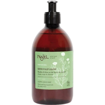 Жидкое алеппское мыло Najel Aleppo Liquid Soap Organic Chamomile Water с ромашкой 500 мл - Pampik