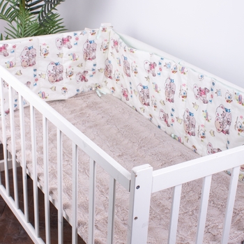 Защитный бортик в кроватку MirSon Kids Time 18-0005 Kind Bear, белый - Pampik - 2