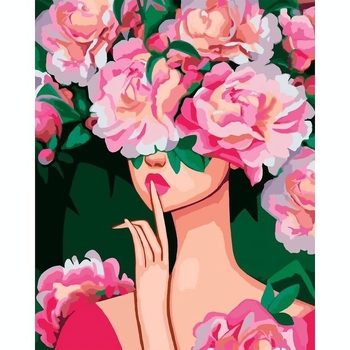 Картина за номерами Santi Квітуча таємниця, 30х40 см (954498) - Pampik