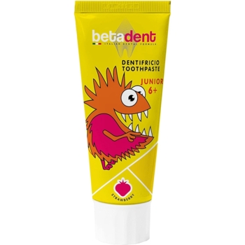 Зубна паста Betadent Strawberry Junior, 6+, 75 мл - Pampik