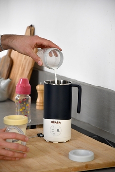 Міксер-підігрівач напоїв для дітей Beaba Milk Prep, синій (911693) - Pampik - 14