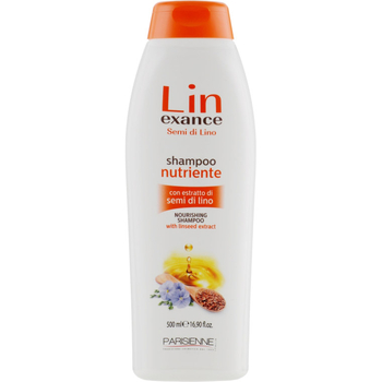 Шампунь для волосся Parisienne Italia Lin Exance з витяжкою льону 500 мл - Pampik