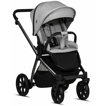 Коляска Tutis Mio Plus Thermo Pearl, универсальная 2 в 1, светло-серая (1352242) - Pampik - 2