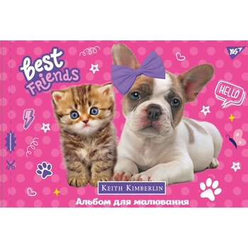 Альбом для рисования Yes Best Friends, А4, 12 листов (130483) - Pampik
