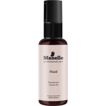 Флюїд для волосся Manelle з фітокератином та вітаміном В5, 50 мл (MN_FLD_PHVB_50) - Pampik