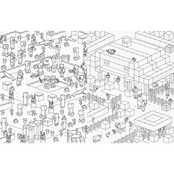 Офіційна розмальовка Артбукс Minecraft 64 сторінки (9786175230558) - Pampik - 4