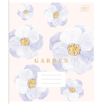 Набір учнівських зошитів Interdruk Premium Botanique, клітинка, А5+, 24 аркуші, 4 шт. (339454-4) - Pampik