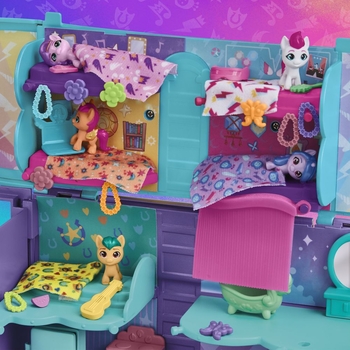 Игровой набор My Little Pony Playset Mini World Magic Mare Stream Buildable Trailer Camper Van (F7650) - Pampik - 7