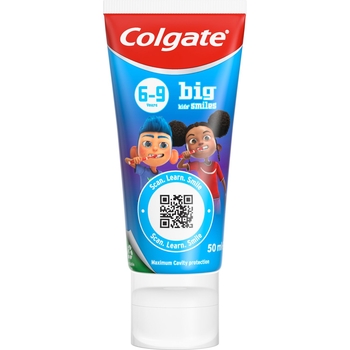 Зубна паста Colgate для дітей, 6-9 років, зі смаком ніжної м'яти, 50 мл - Pampik - 2