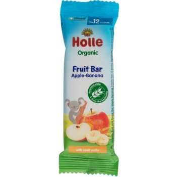Фруктовый батончик Holle Яблоко-банан, органический, 25 г (94121) - Pampik