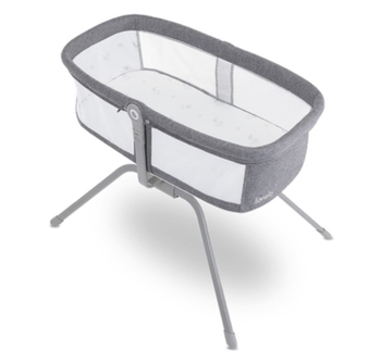 Ліжечко приставне Lionelo Malin Grey Stone, сіре (LO-MALIN GREY STONE) - Pampik - 2