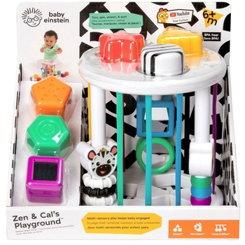 Игрушка-сортер Baby Einstein Zen & Cals Playground Sensory Shape Sorter (12493) - Pampik - 2