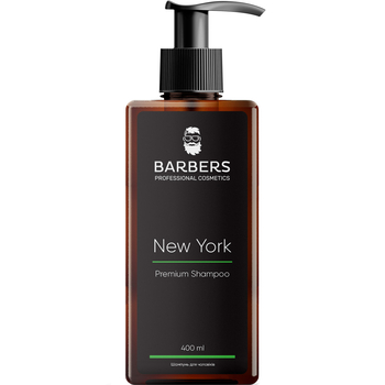 Шампунь для чоловіків Barbers New York тонізуючий, 400 мл - Pampik