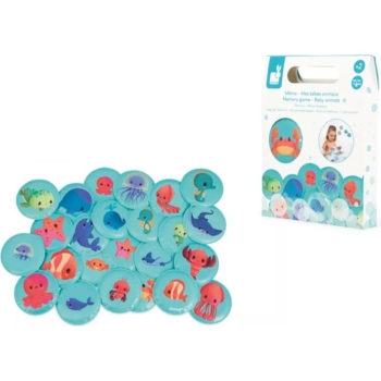 Гра-мемо для купання Janod Дитинчата тварин (J04723) - Pampik