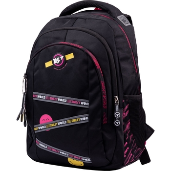 Рюкзак Yes TS-41 Happy time, черный (554669) - Pampik