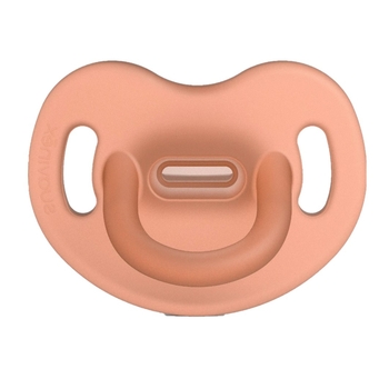 Пустышка силиконовая Suavinex, анатомическая, 6-18 месяцев, оранжевая (307255) - Pampik