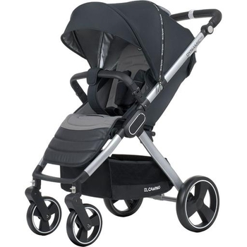 Прогулочная коляска El Camino Dynamic Pro Me 1053N Onyx, черная (25483) - Pampik