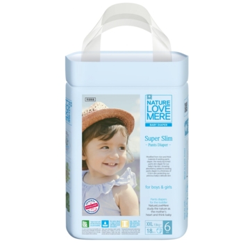 Підгузки-трусики NatureLoveMere Super Slim 7 (13 кг), 20 шт. - Pampik