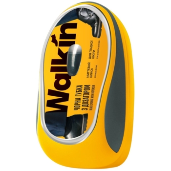 Губка з дозатором для взуття з гладкої шкіри Walkin, чорна - Pampik