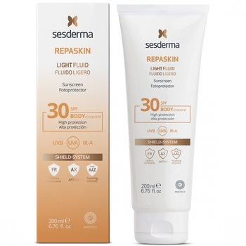 Солнцезащитный крем-гель для тела Sesderma Repaskin Body Sunscreen gel cream SPF 30, 200 мл - Pampik