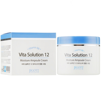 Крем для обличчя Vita Solution 12 Moisture Ampoule Cream, зволожуючий, 100 мл - Pampik