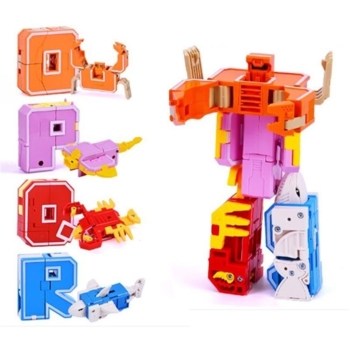 Буква-трансформер Transbot Lingva Zoo, буква Q (T15507/1) - Pampik - 4