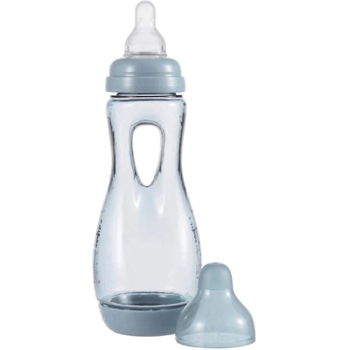 Антиколиковая бутылочка Difrax Stone с силиконовой соской и проемом для держания 240 мл (193 Stone) - Pampik