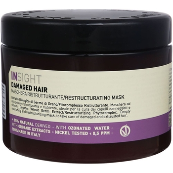 Маска Insight Damaged Hair Restructurizing Mask Відновлююча 500 мл - Pampik
