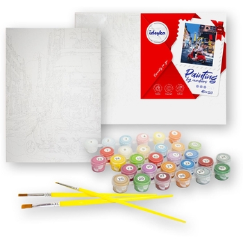 Набор для росписи по номерам Ідейка Горный пейзаж, 40х50 см (KHO2833) - Pampik - 2