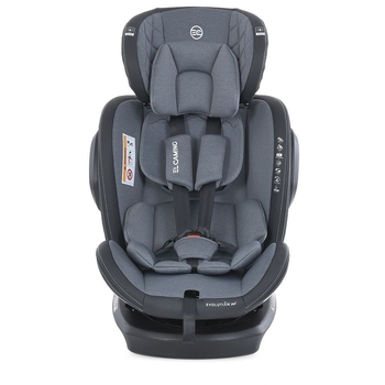 Автокресло El Camino EVOLUTION 2 ME 1045-1 Royal Dark Gray темно-серое (25863) - Pampik - 3